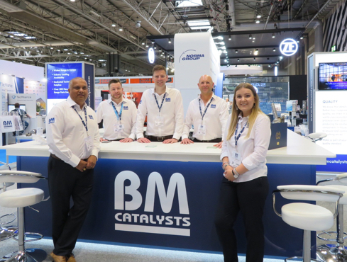 The BM Catalysts team at automechanika 2019