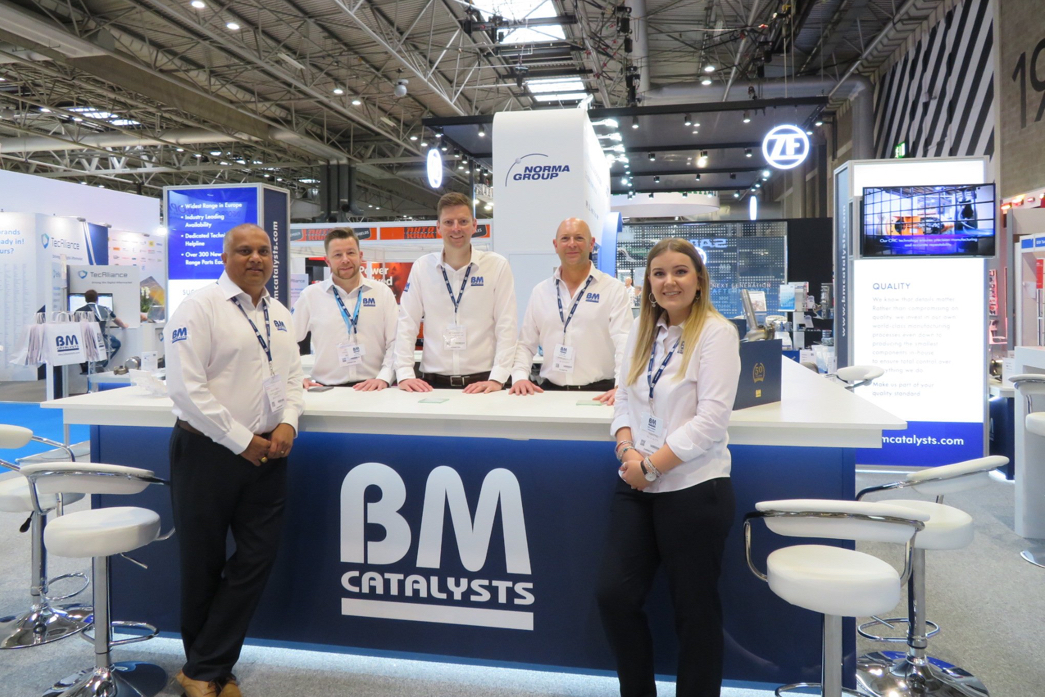 The BM Catalysts team at Automechanika 2019
