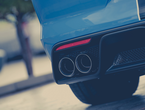 A car exhaust