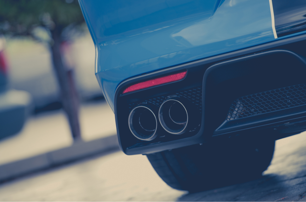 A car exhaust