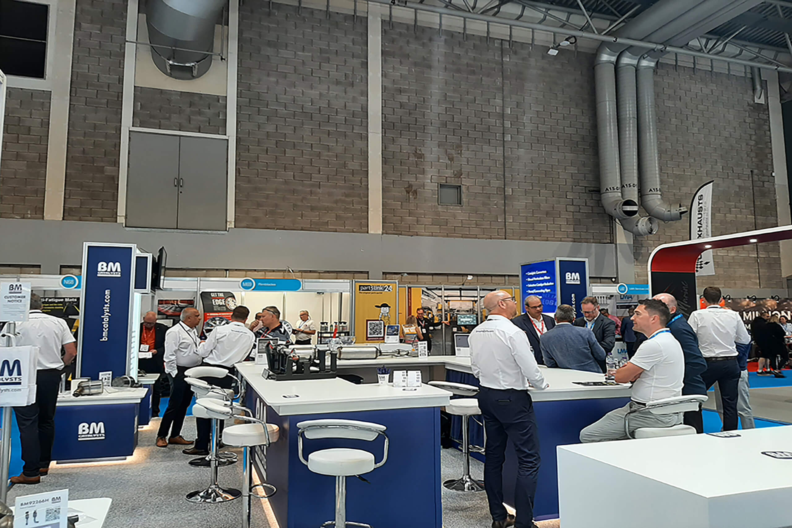BM Cataylysts exhibition stands at Automenchankia in Birmingham